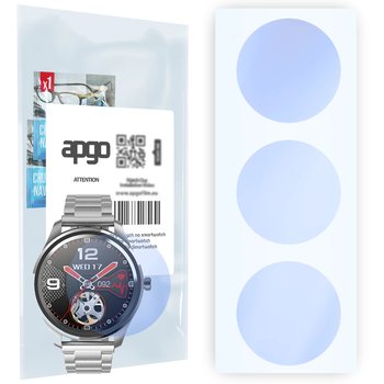 Szkło ochronne na ekran Hybrydowe 9H zamiennik hartowanego do G.Rossi SW012 - apgo Hybrid Smartwatch Protection Ochrona na ekran smartwatcha - apgo