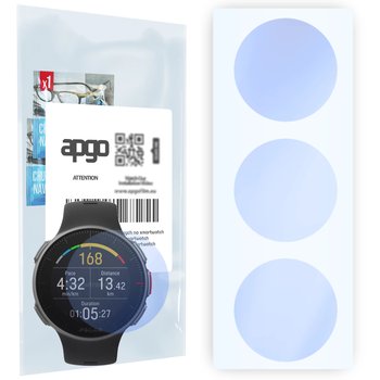 Szkło ochronne na ekran Hybrydowe 9H zamiennik hartowanego do Polar Vantage V - apgo Hybrid Smartwatch Protection Ochrona na ekran smartwatcha - apgo