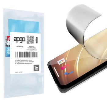 Szkło ochronne na ekran Hybrydowe Matowe E-Papier 9H zamiennik hartowanego do Oppo Reno 5G - apgo Matte Flexible Hybrid Glass nie pękające - apgo