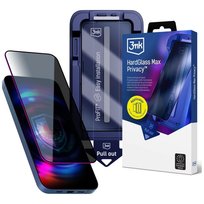 Szkło prywatyzujące 3MK HardGlass Max Privacy z aplikatorem do Apple iPhone 15 Pro 3MK