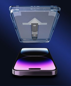 Szkło prywatyzujące / hartowane do iPhone 14Pro z aplikatorem - Inny producent