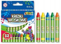 Szkolne Kredki Woskowe 12-Kol. Kolori Penmate