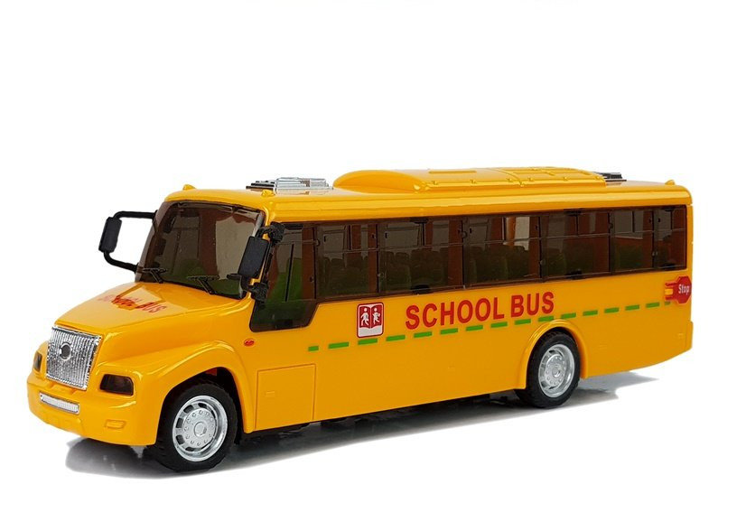 Szkolny Autobus z Naciągiem Św - Lean Toys | Sklep EMPIK.COM