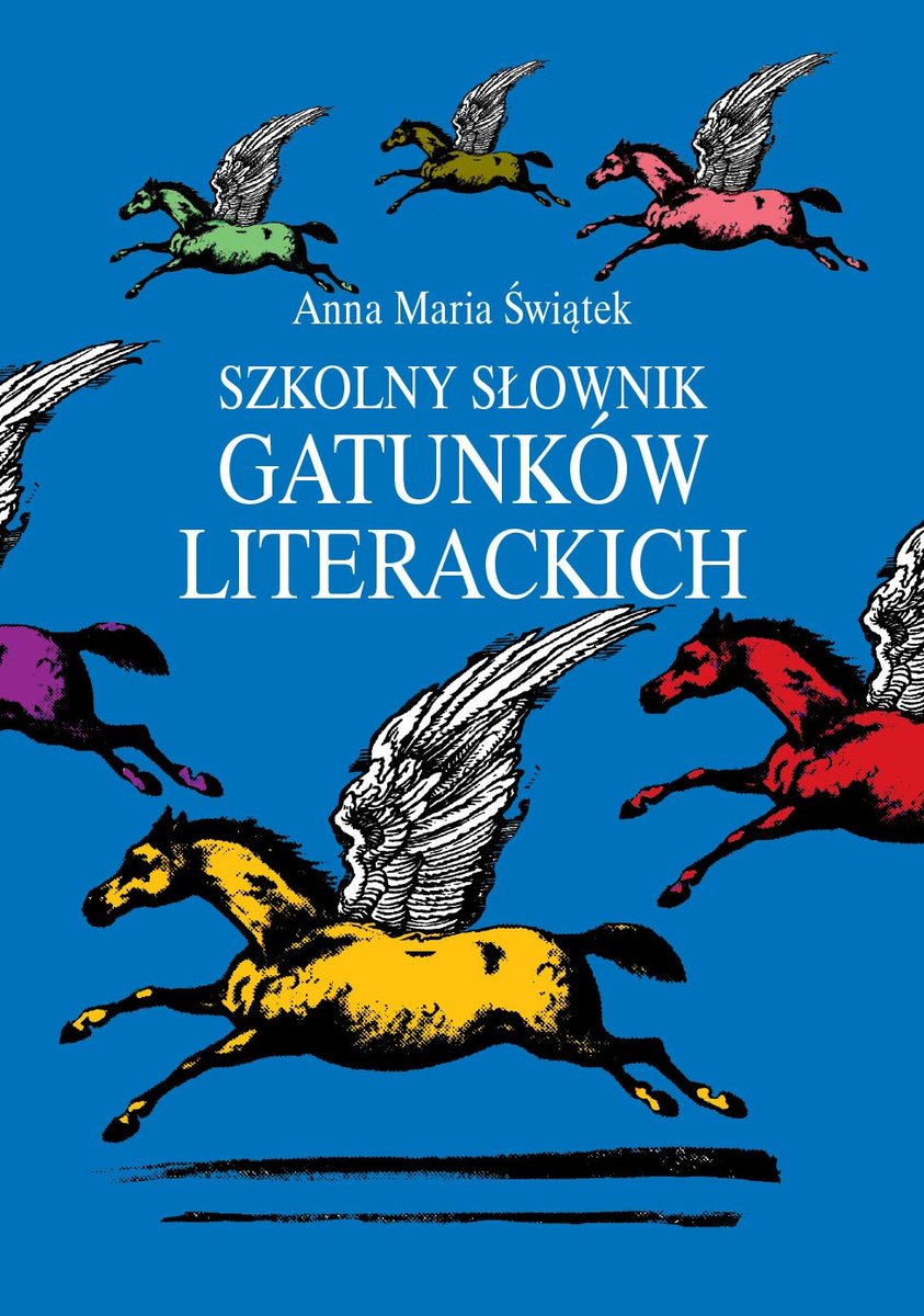 Szkolny słownik gatunków literackich - ebook mobi