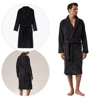 SZLAFROK MĘSKI wiązany z kieszeniami SZM-002 ciepły Atlantic *M/L Atlantic
