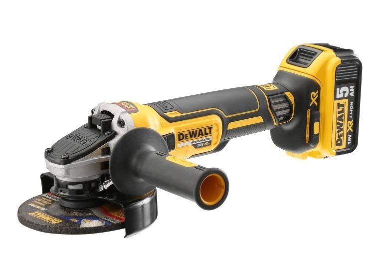 Szlifierka kątowa DEWALT, 5 Ah DCG405P2