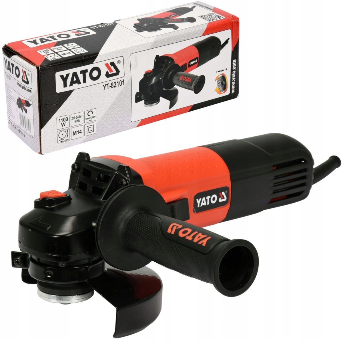Szlifierka kątowa YATO, 1100W, 125 mm
