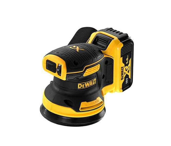 Szlifierka mimośrodowa DEWALT, 18V, 125 mm, 2x5,0ah-Zdjęcie-0