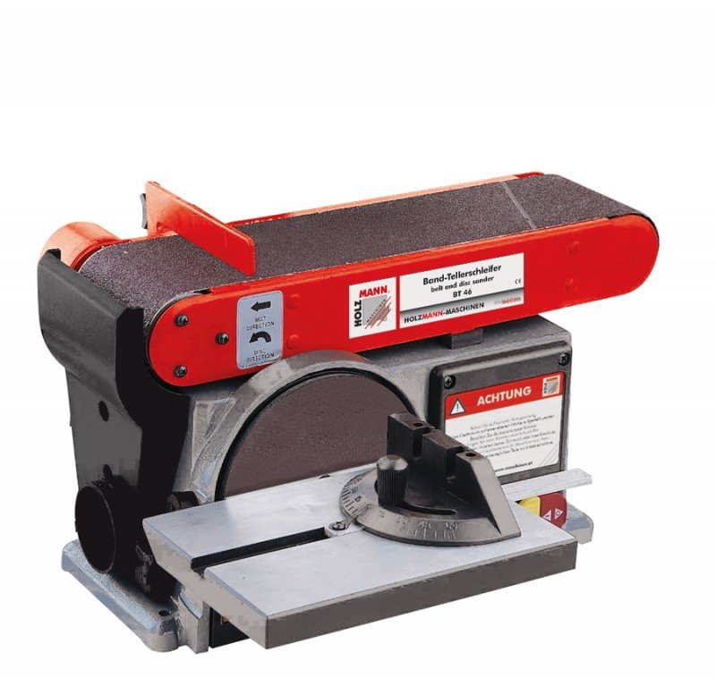 SZLIFIERKA WIELOCZYNNOŚCIOWA taśmowa dyskowa 250W 230V 1600obr/min BT46