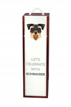 Sznaucer Pudełko na wino z geometrycznym psem - Inna marka