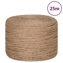 Sznur jutowy, 25 m długości, 6 mm grubości VidaXL