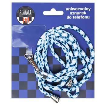 Sznurek Do Telefonu, Square It!, Biało-Niebieski - Empik