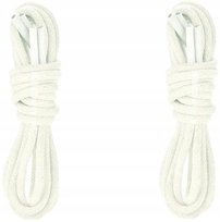 Sznurówki BIAŁE Sznurowadła 60 cm ŚREDNIE OKRĄGŁE 3,5 mm BAWEŁNIANE G9-47