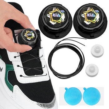 SZNURÓWKI DO BUTÓW AUTOMATYCZNE OBROTOWE BEZ WIĄZANIA SZNUROWADŁA TYPU BOA 120 Cm - JUST-DEAL