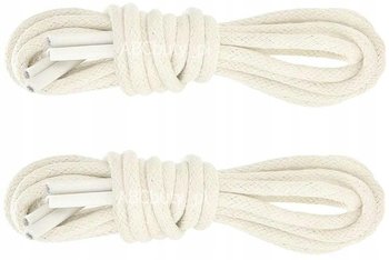 Sznurówki NATURALNE Sznurowadła 75 cm CIENKIE OKRĄGŁE 2,5 mm BAWEŁNA G9-06 - Inna marka