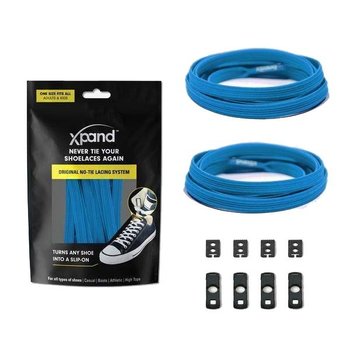 Sznurówki Xpand Orginal No-Tie Lacing #09TRUEBlue/ Xpand - Inna marka