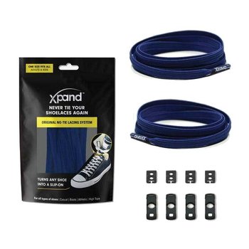 Sznurówki Xpand Orginal No-Tie Lacing #41NAVYB/ Xpand - Inna marka