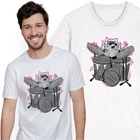 Szop Pracz Koszulka Dla Perkusisty Muzyka Racoon GILDAN