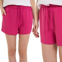 SZORTY DAMSKIE DRESOWE BAWEŁNIANE KRÓTKIE WIĄZANE WYGODNE MORAJ M FUCHSIA