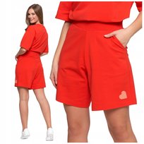 Szorty Damskie Luźne KRÓTKIE SPODENKI z Wysokim Stanem Stylowe MORAJ S