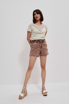 Szorty jeansowe high waist-XS - Moodo