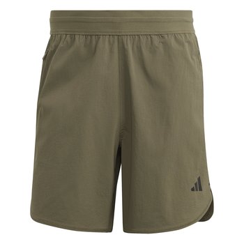 Szorty męskie adidas DESIGNED 4 TRAINING CORDURA khaki IL1382-S - 13 cm - Adidas