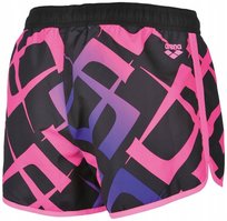 Szorty Sportowe Damskie Arena Scrawl Black-Paparazzi Rozmiar Xs Arena