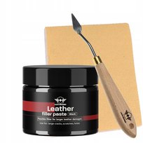 Szpachla wypełniacz do skóry renowacji tapicerki skórzanej 50ml CZARNA Leathermed