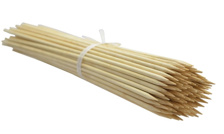 Szpilki bambusowe 40 cm 4 mm /5000 szt/ , naturalne