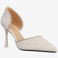 Szpilki Damskie Ekoskóra Błyszczące Buty Na Obcasie Białe Minglong Shoes 252-61B Biały 40 Inna marka