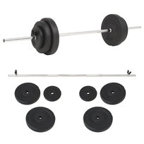 Sztanga z zestawem obciążeń, 30 kg VMP