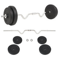 Sztanga z zestawem obciążeń, 30 kg VMP