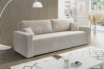 sztruks kanapa funkcja spania na sprężynach