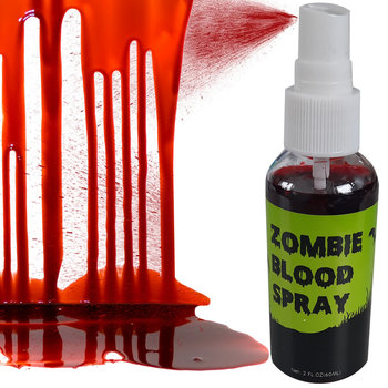 Sztuczna Krew Spray Płyn Na Halloween Zmywalna Do Makijażu Przebranie 60Ml - VERK GROUP