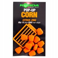 SZTUCZNA KUKURYDZA PŁYWAJĄCA KORDA POP UP CORN CITRUS ZING ORANGE 12 SZT Inna marka