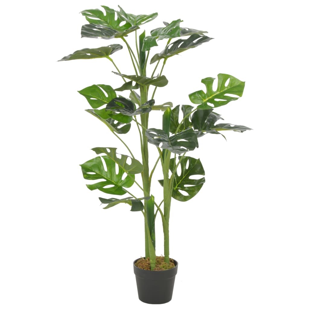 Sztuczna monstera z doniczką VIDAXL, zielona, 100 cm