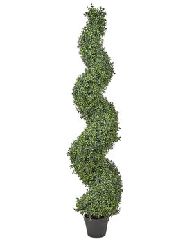 Sztuczna roślina doniczkowa 158 cm BUXUS SPIRAL TREE - Beliani