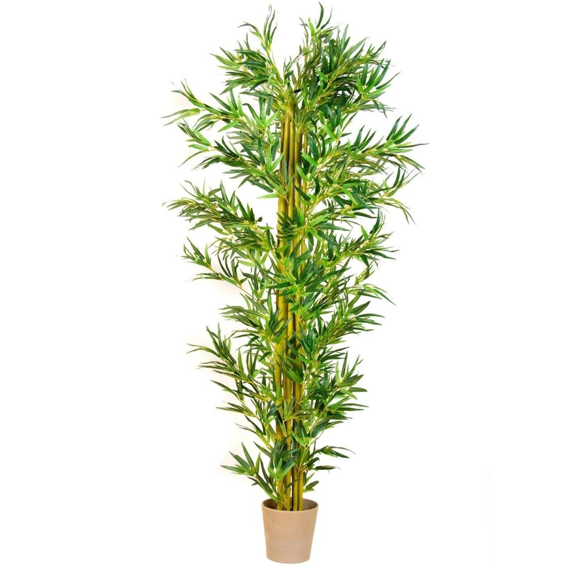 Sztuczne drzewko Bambus, zielone, 220 cm