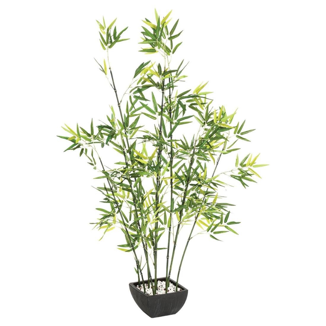 Sztuczne drzewko bambusowe w doniczce ATMOSPHERA, zielone, 122 cm