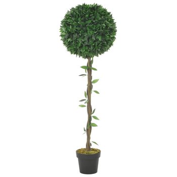 Sztuczne drzewko laurowe z doniczką VIDAXL, zielone, 130 cm - vidaXL