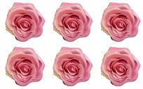 Sztuczne Kwiaty Róża Na Wiązankę Stroik Bukiet 6X