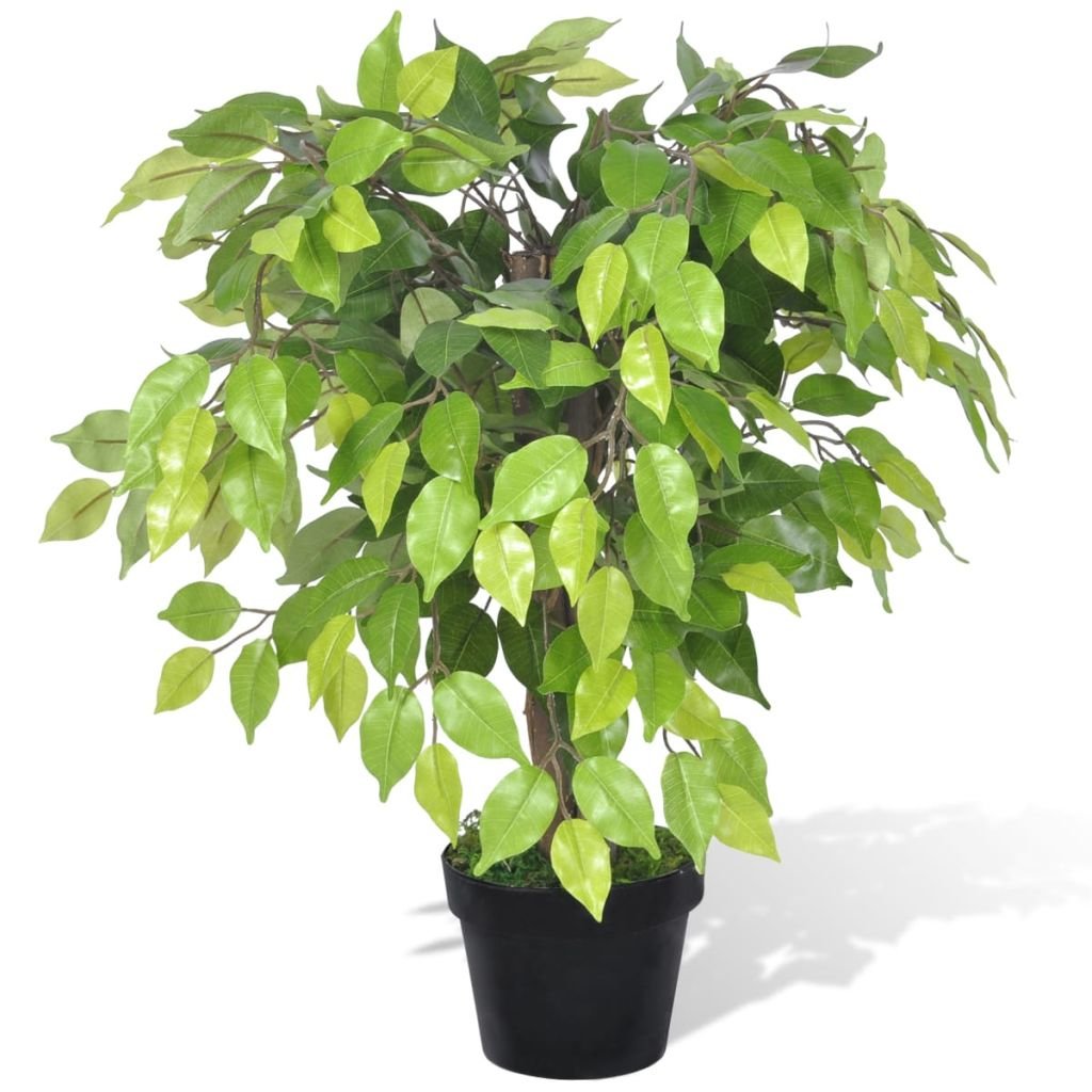Sztuczny Fikus z donicą MWGROUP, 60 cm