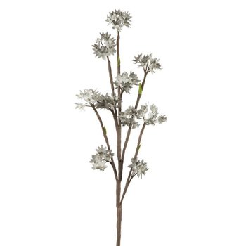 Sztuczny kwiat EUROFIRANY FLORE, srebrny, 6 szt. - Eurofirany