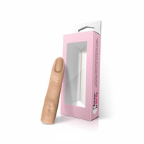 Sztuczny silikonowy palec do nauki stylizacji 6,5 cm Silcare
