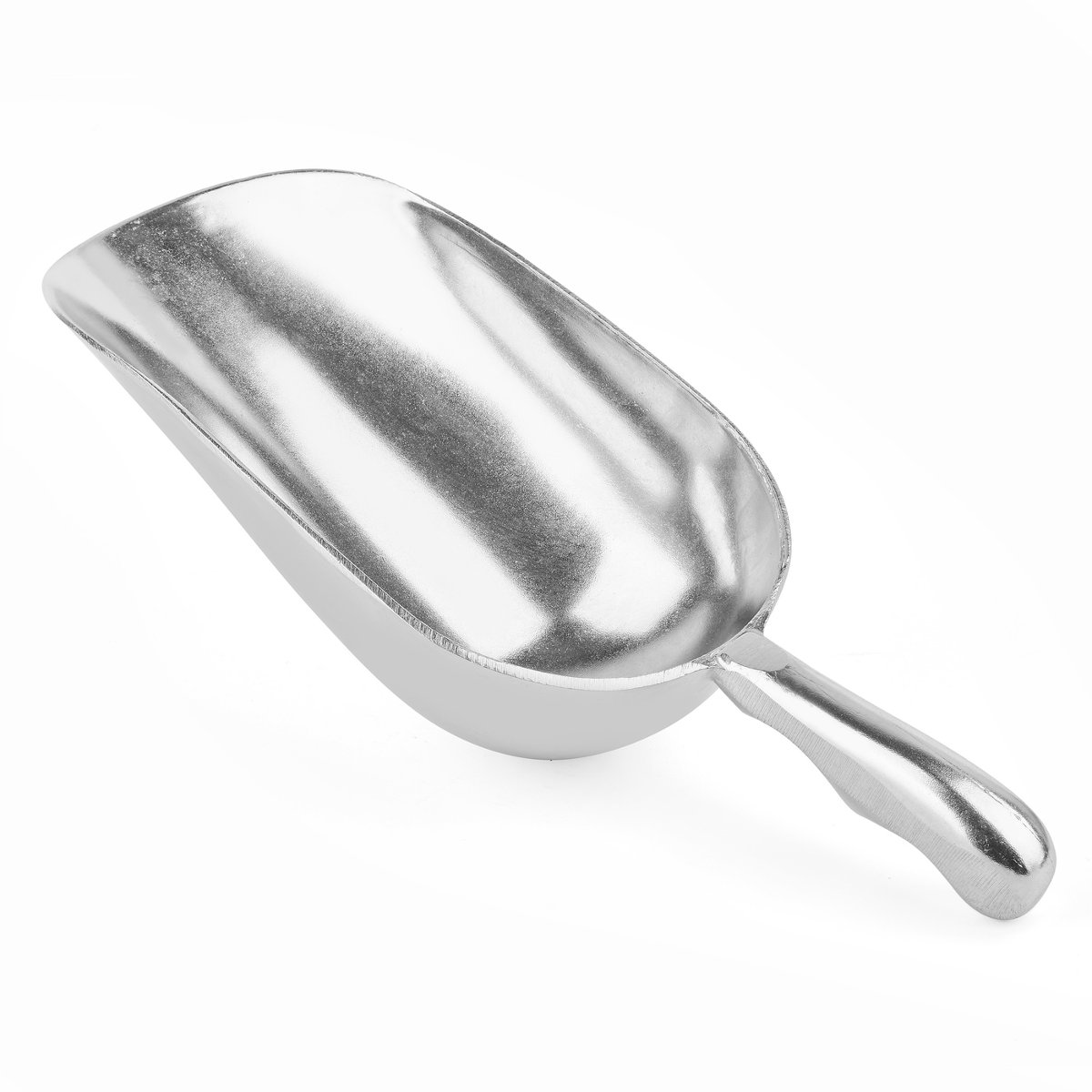 Szufelka aluminiowa do artykułów sypkich TADAR, srebrna, 720 ml