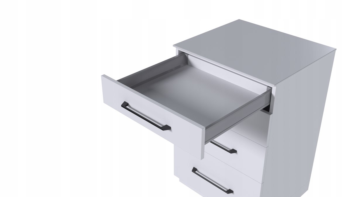 Szuflada Rejs Comfort Box Plus L550 H84 niska szara cichy domyk