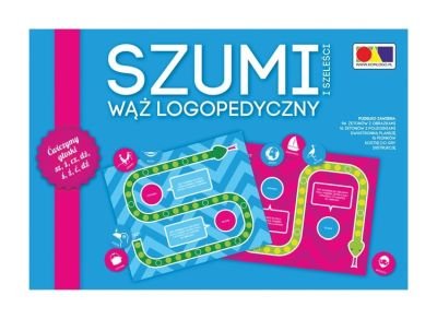 Szumi i szeleści wąż logopedyczny, gra edukcyjna, Komlogo, gra planszowa