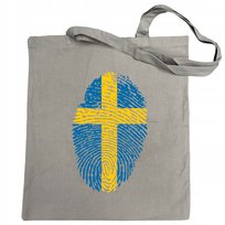 Szwecja Flaga Odcisk Torba Zakupowa Eco