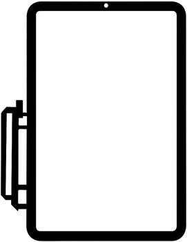 Szyba z dotykiem + Klej OCA (flexy OEM, miedź) do iPad Mini 6 A2567 / A2568 / A2569 - Tradebit