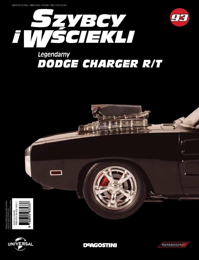 Szybcy i Wściekli Legendarny Dodge Charger R/T Nr 93 - De Agostini  Publishing . | Prasa Sklep 